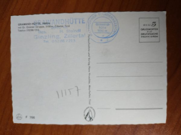 Postcard Grawand Hutte - Image 2