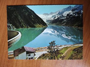Postcard Schiegeis Stausee