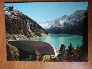 Postcard Schiegeis Stausee