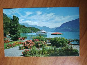 Postcard Garten Hotel Seeburg Rinngenberg
