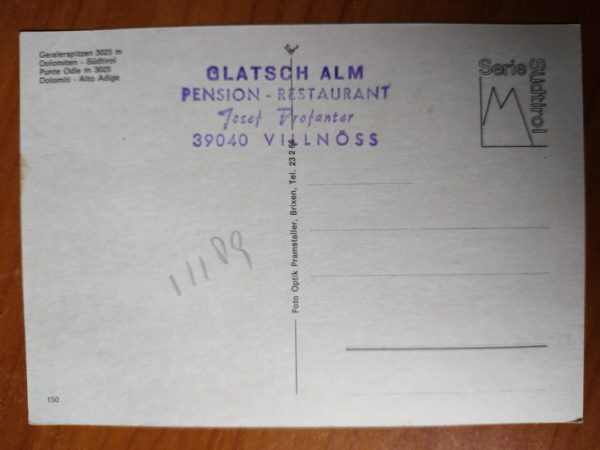 Postcard Greislerpitzen Dolomieten - Image 2