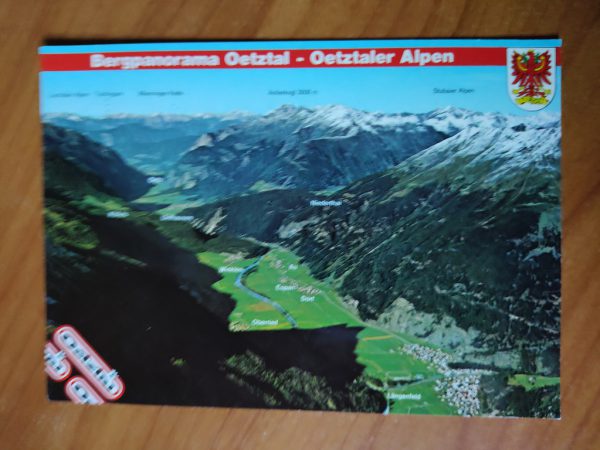 Postcard Panorama Oetztal