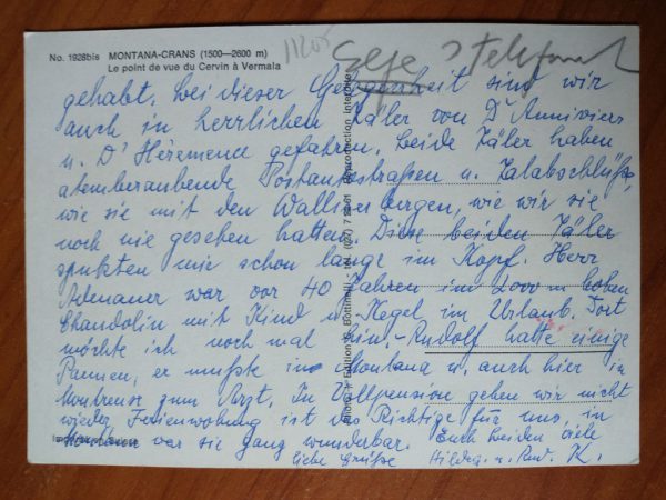 Postcard Montana Crans - Image 2