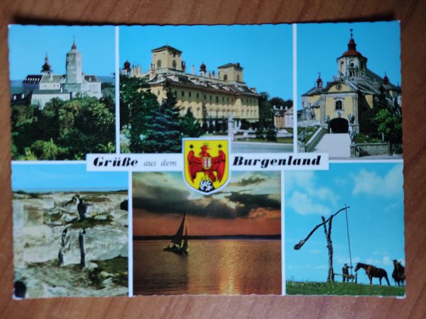 Postcard Grusse Burgenland