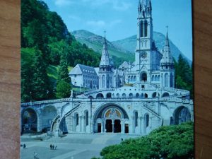 Postcard Lourdes Basilique