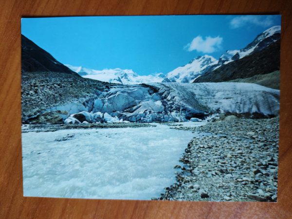 Postcard Berninagruppe Morteratsch