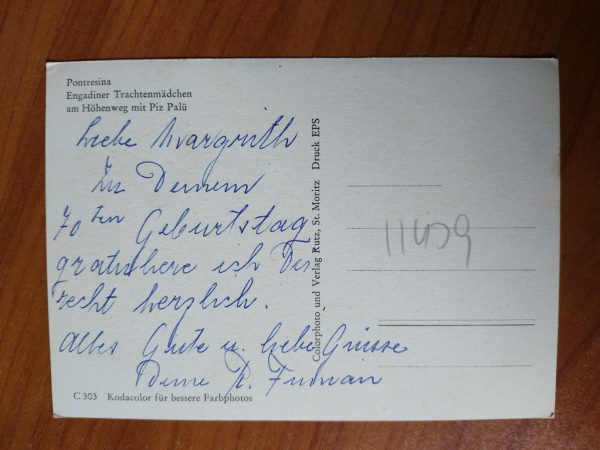 Postcard Pontresina Piz Palu - Image 2