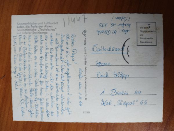 Postcard Lofer Alpen - Image 2