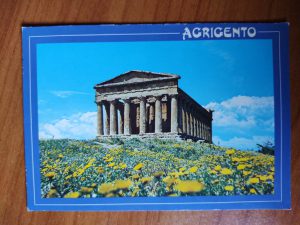 Postcard Agrigento Temple