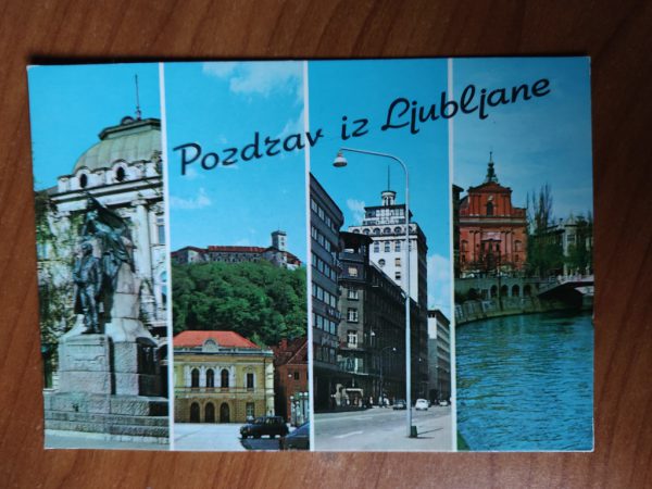 Postcard Pozdrav iz Ljubljana