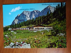 Postcard Alpengasthof Binsalm