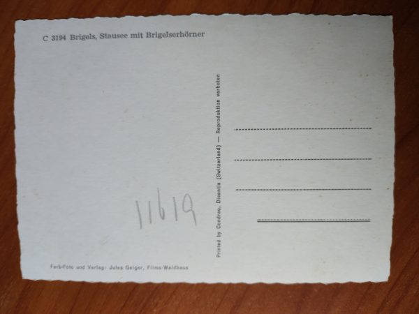 Postcard Brigels Stausee - Image 2