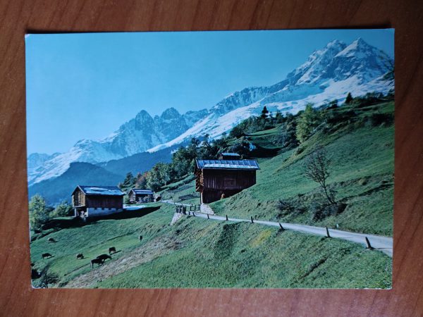Postcard Brigels Motive