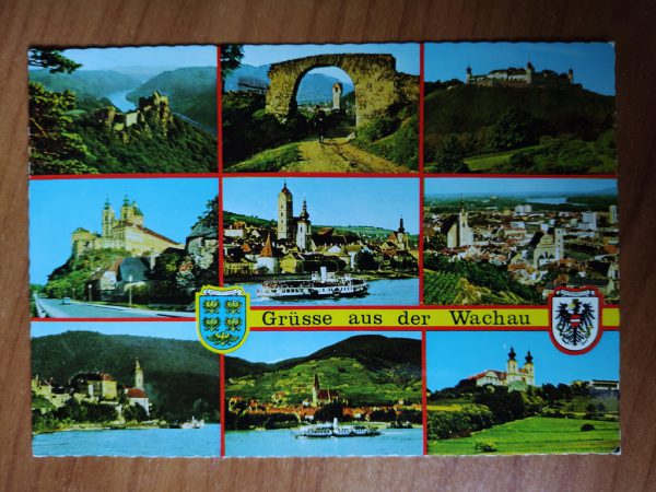 Postcard Grusse aus der Wachau