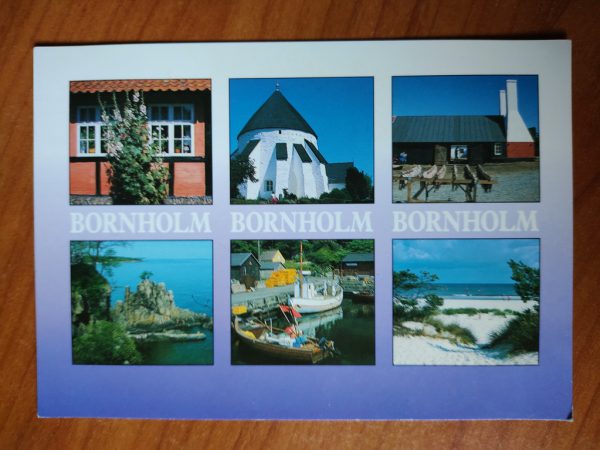 Postcard Bornholm 6 pictures