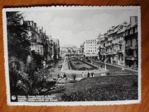 Postcard Ostende Avenue Leopold