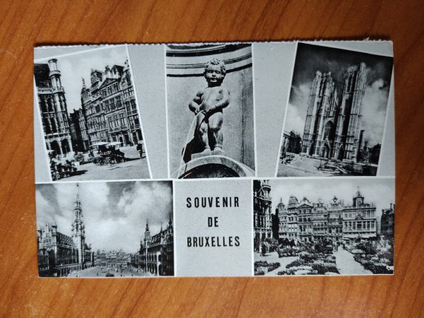 Postcard Brussels 5 pictures