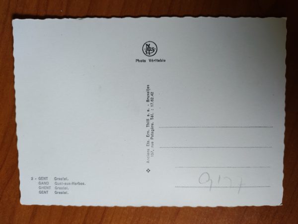 Postcard Gent Graslei - Image 2