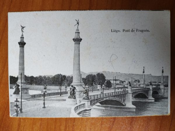 Postcard Lieges Pont de Fragnee