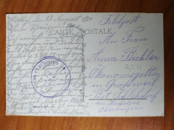 Postcard Lieges Pont de Fragnee - Image 2