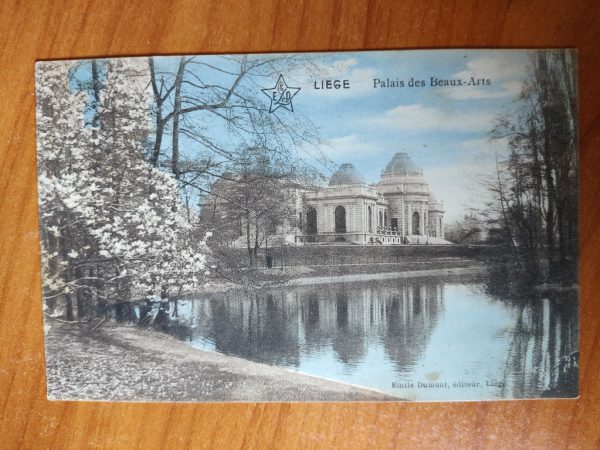 Postcard Lieges Palais de Beaux Arts