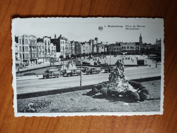 Postcard Blankenberge Markt