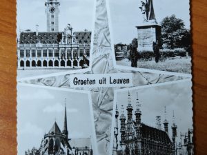Postcard Leuven 4 pictures