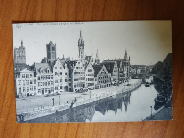 Postcard Gent Quai aux Herbes