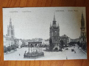 Postcard Kortrijk Grote Markt
