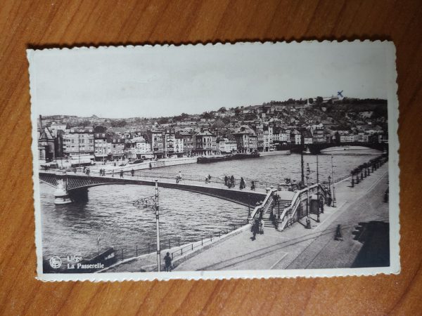 Postcard Luik La Paserelle