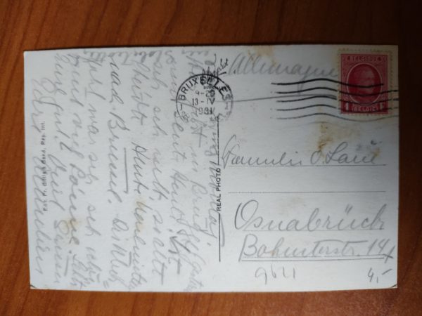 Postcard Gent Vismarkt en Wenemaarsgesticht - Image 2