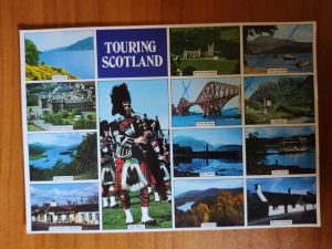 Postcard Touring Scotland