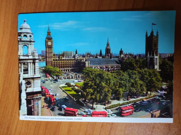 Postcard London Houses of Parliament