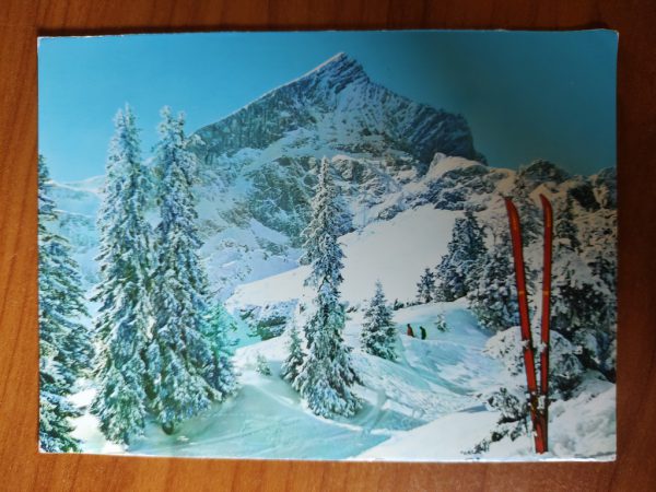 Postcard Bayerische Alpen Alpenspitze