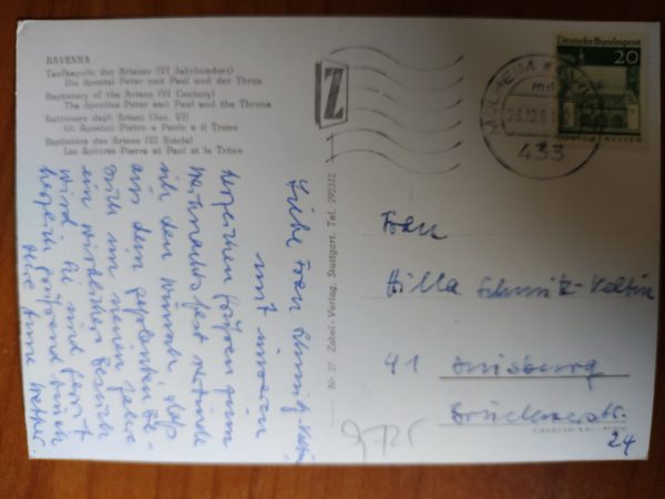 Postcard Ravenna Taufkapelle - Image 2
