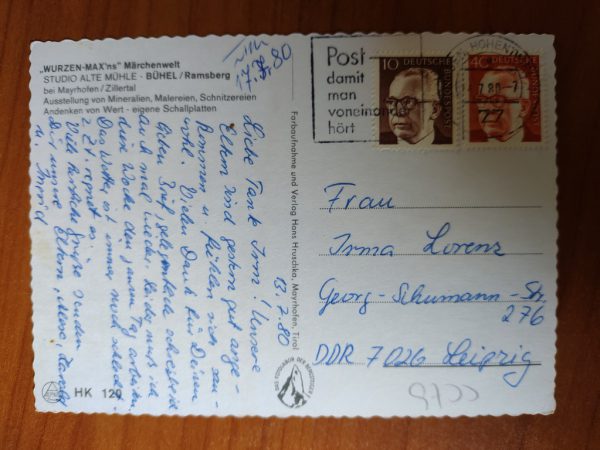 Postcard Wurzen Max Ramsberg Zillertal - Image 2