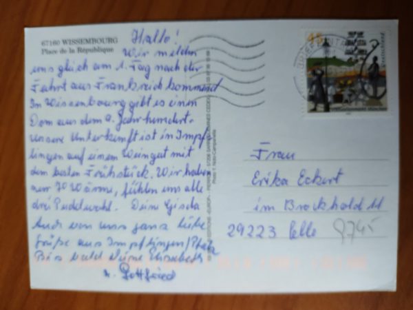 Postcard Wissembourg Place de la Republique - Image 2