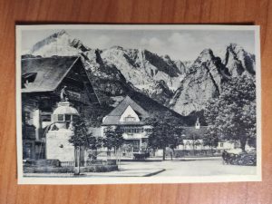 Postcard Garmisch Marienplatz Deutsches reich