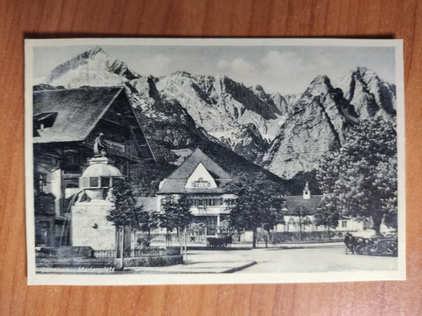 Postcard Garmisch Marienplatz Deutsches reich