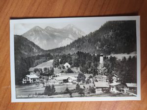 Postcard Jachenau mit Herzogstand
