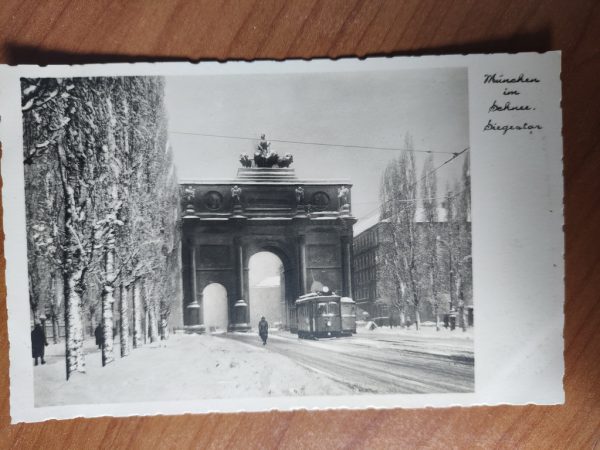 Postcard Munich Snow