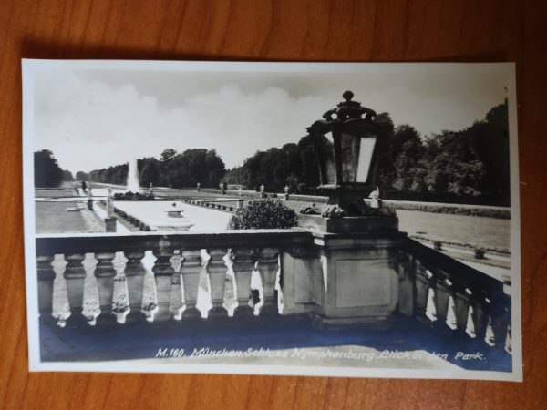 Postcard Schloss Nymphenburg Pagodenburg Park