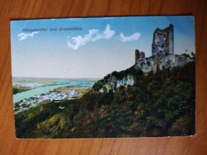 Postcard Konigswinter mit Drachenfels