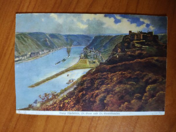 Postcard Burg Rheinfels