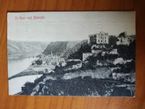 Postcard St Goar und Rheinfels