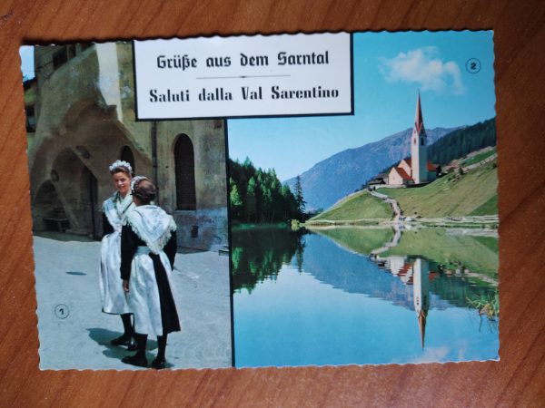 Postcard Serntal Val Sarentino
