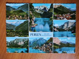 Postcard Perlen  Salzkammergut