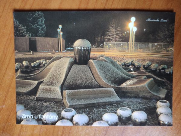 Postcard Zima u Fontany
