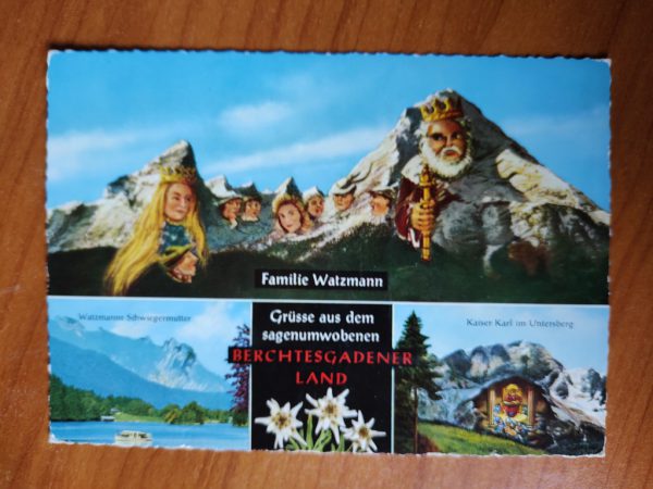 Postcard Berchtesgadener Land