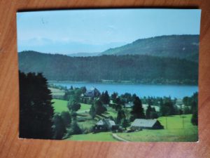 Postcard Der Schluchsee met Alpen